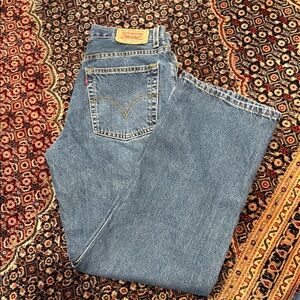 Vintage Wide Leg Levi's Blue Jeans